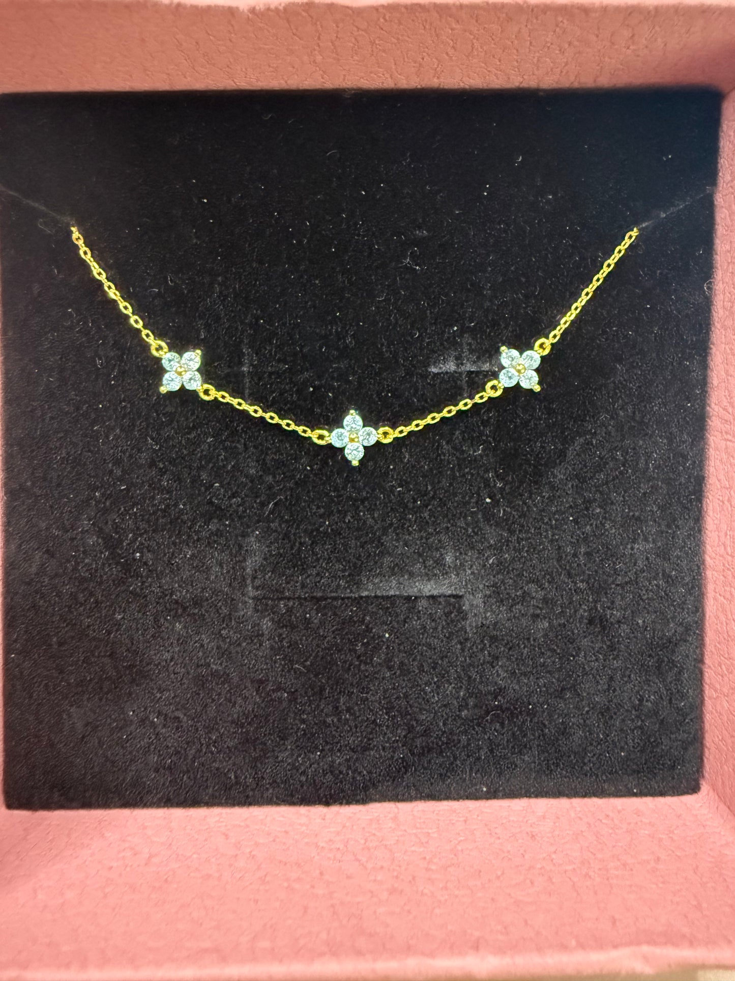 Liora Blue Clover Bracelet