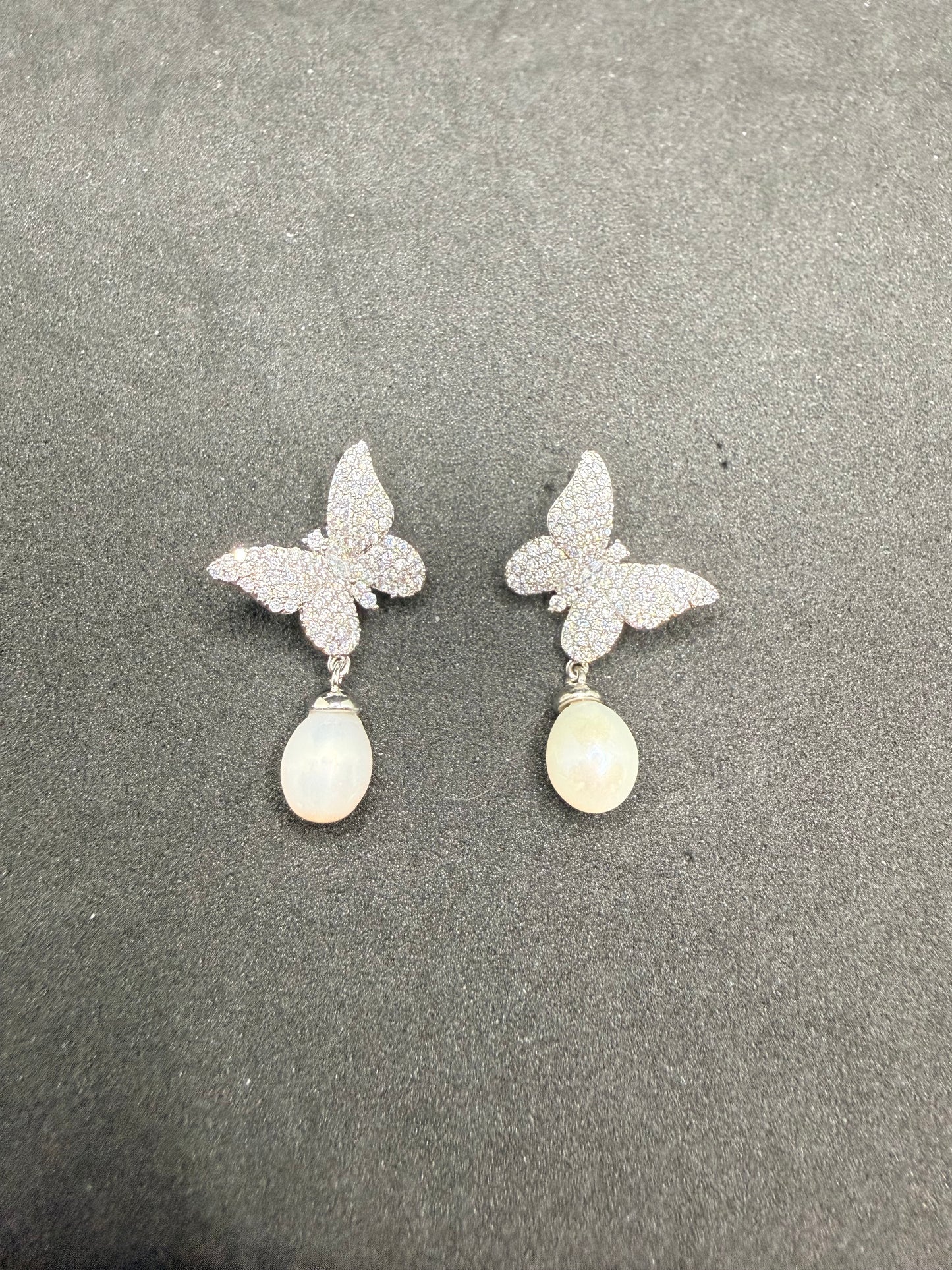 Boucles d'oreilles papillon Lila