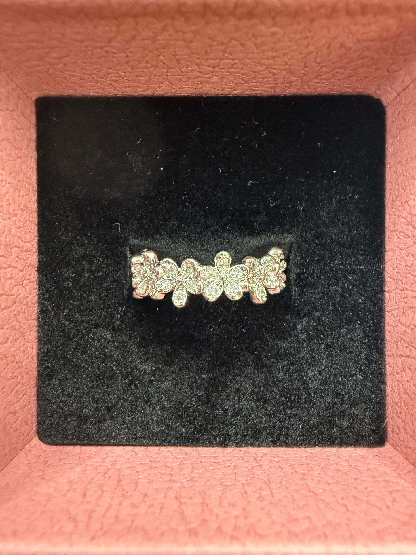 Bague motif floral
