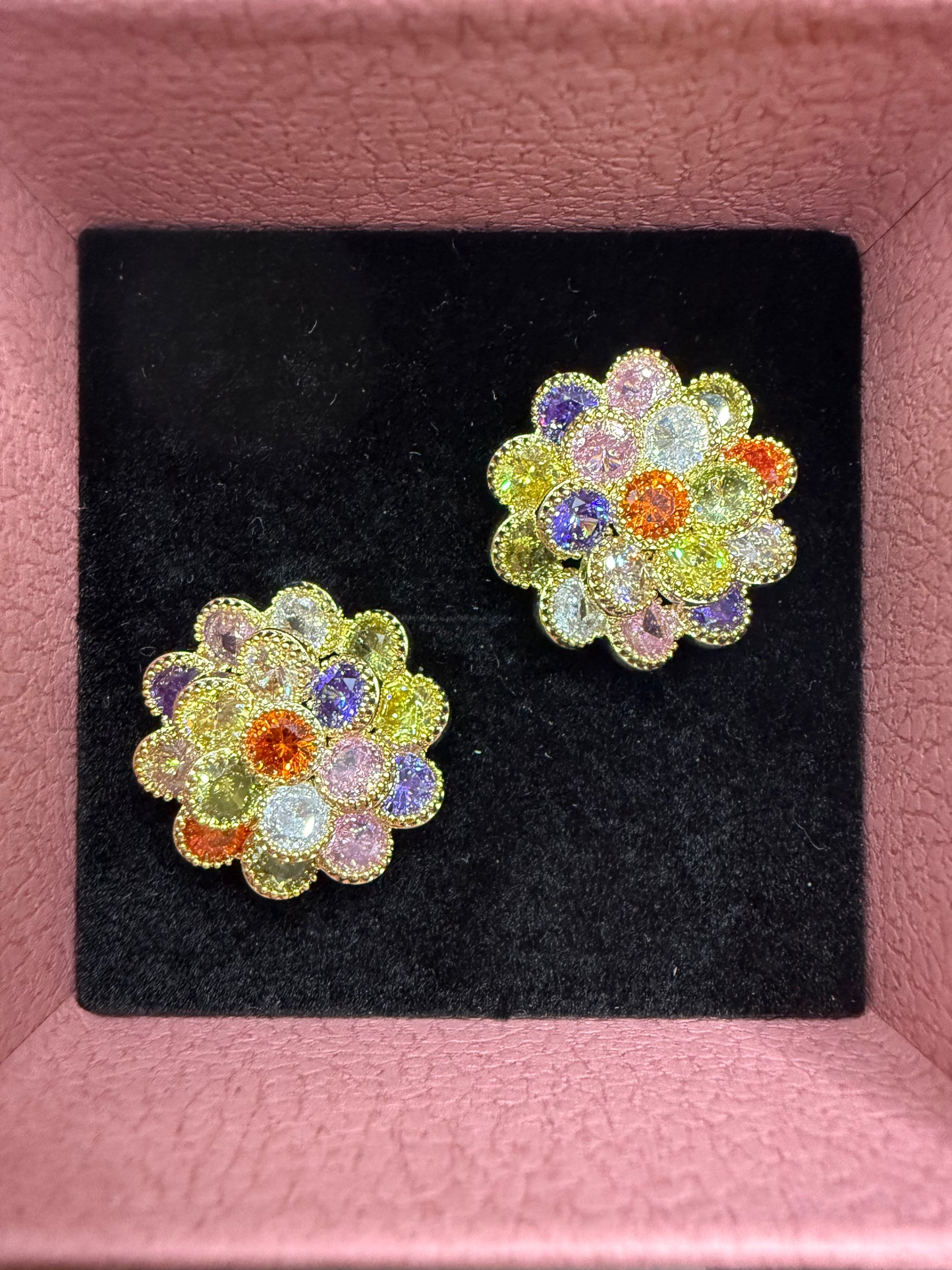 Boucles d'oreilles Pétales Éclatants