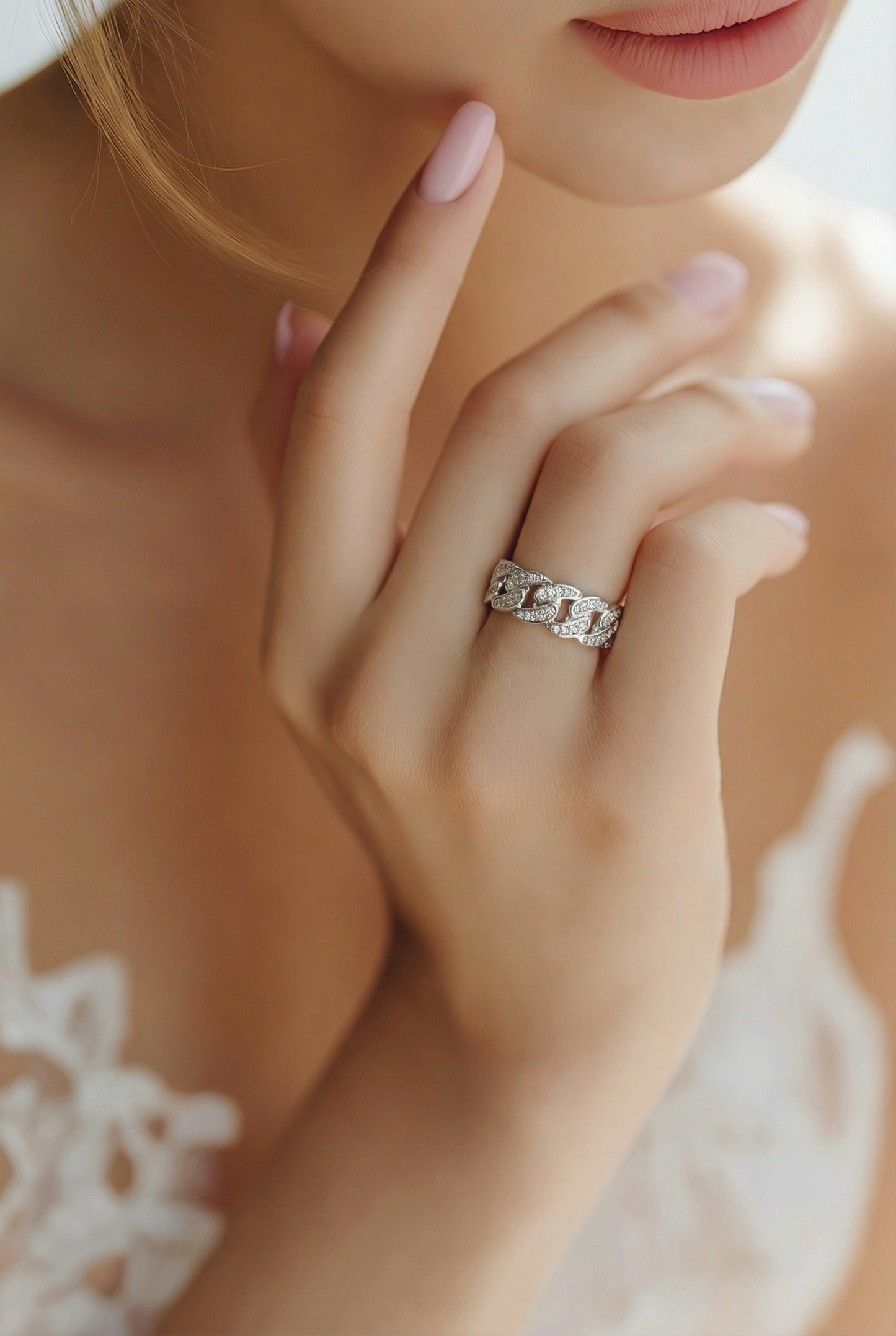 Bague ouverte Lumi