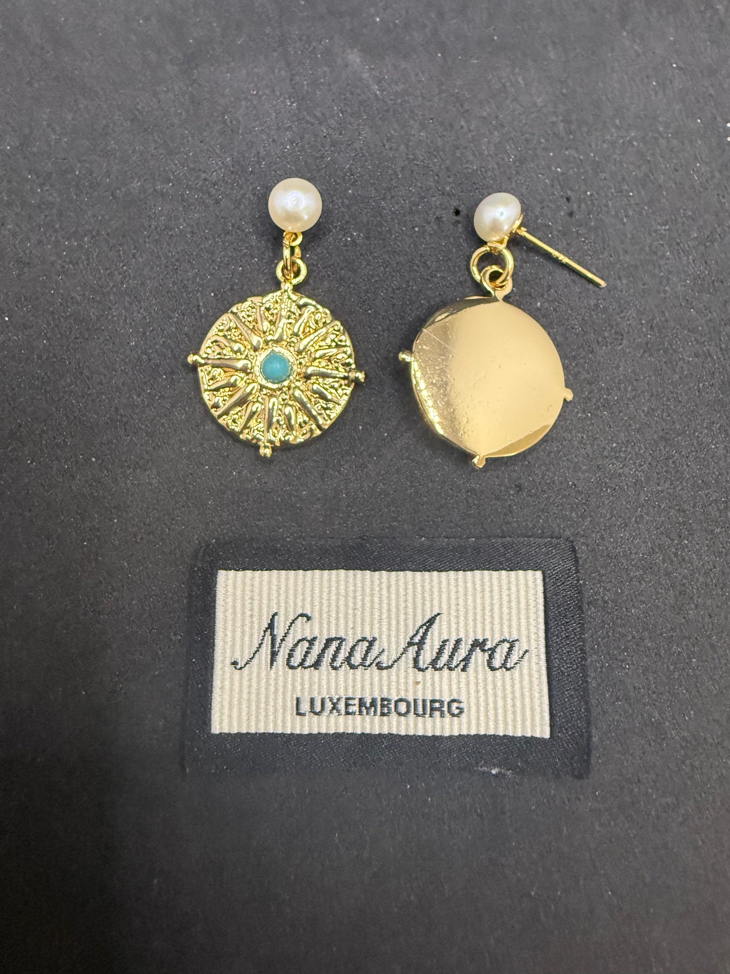 Boucles d'oreilles Solis Turquoise