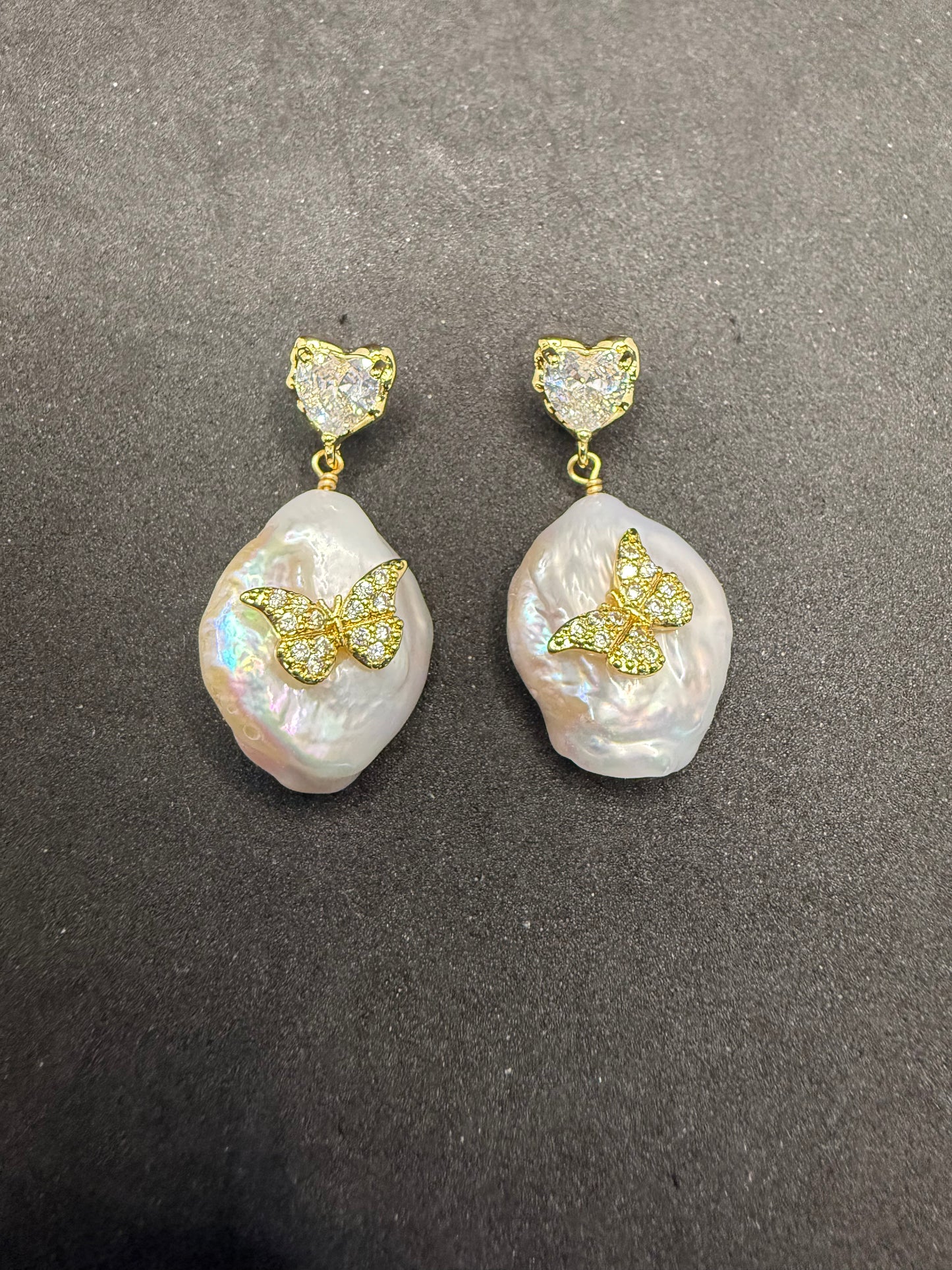 Boucles d'oreilles papillon Aria