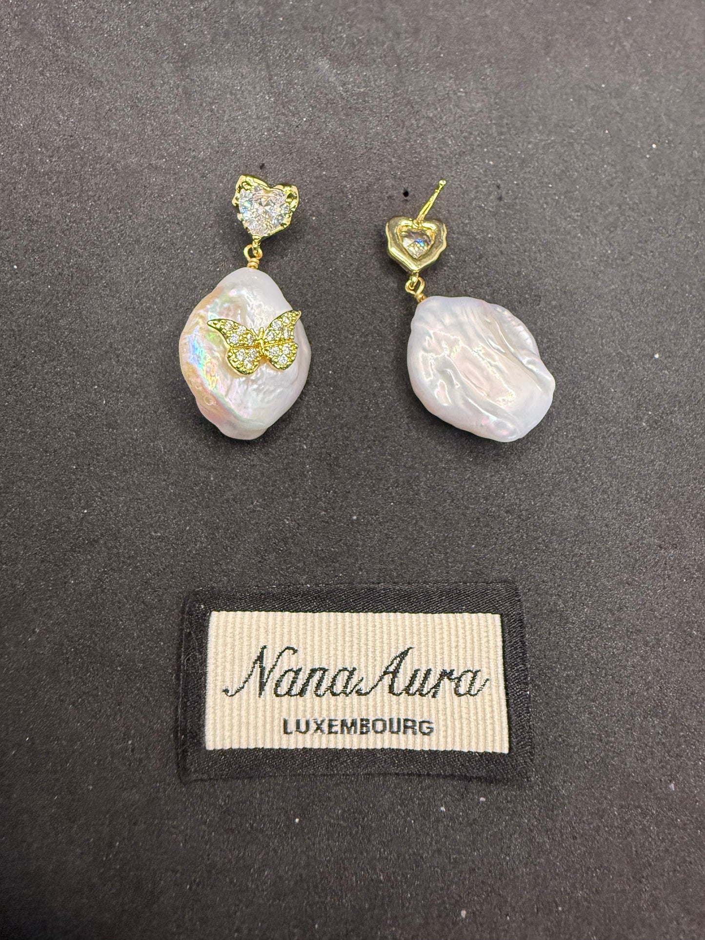 Boucles d'oreilles papillon Aria