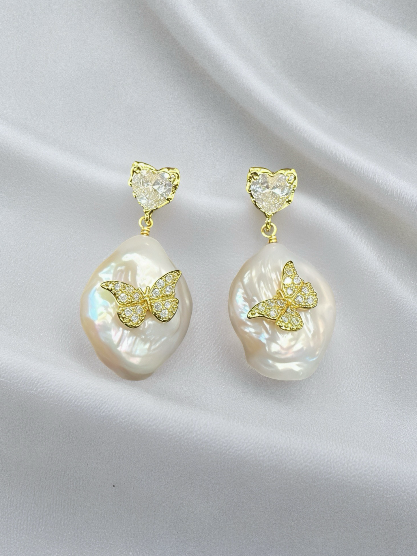 Boucles d'oreilles papillon Aria