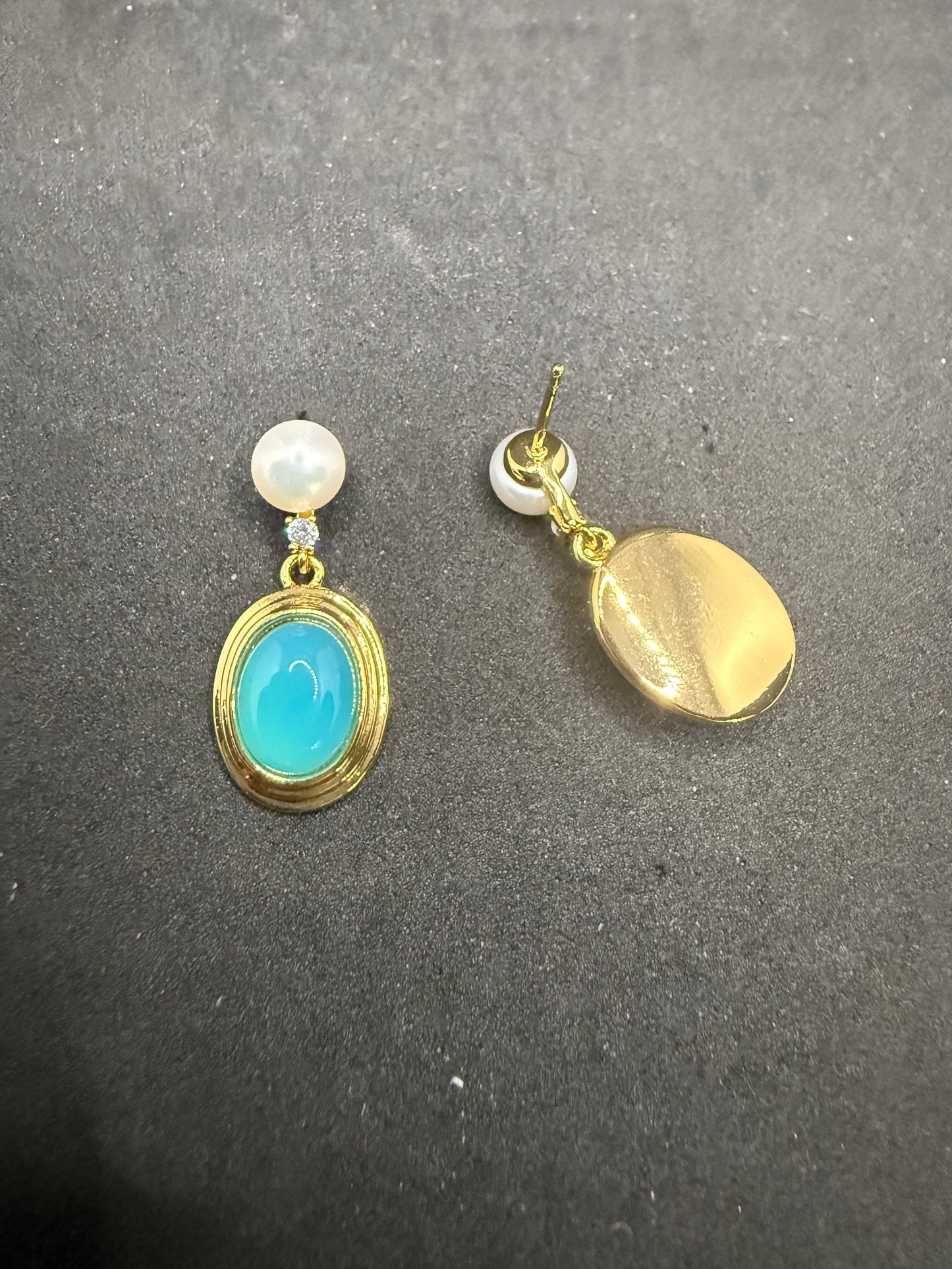 Boucles d'oreilles Aura Agate