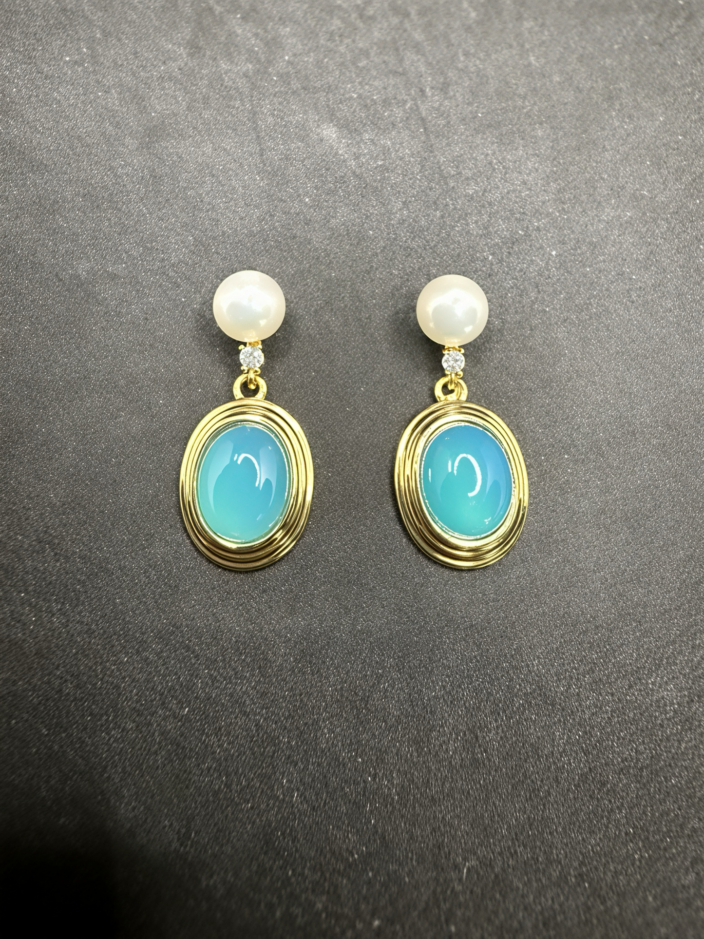Boucles d'oreilles Aura Agate