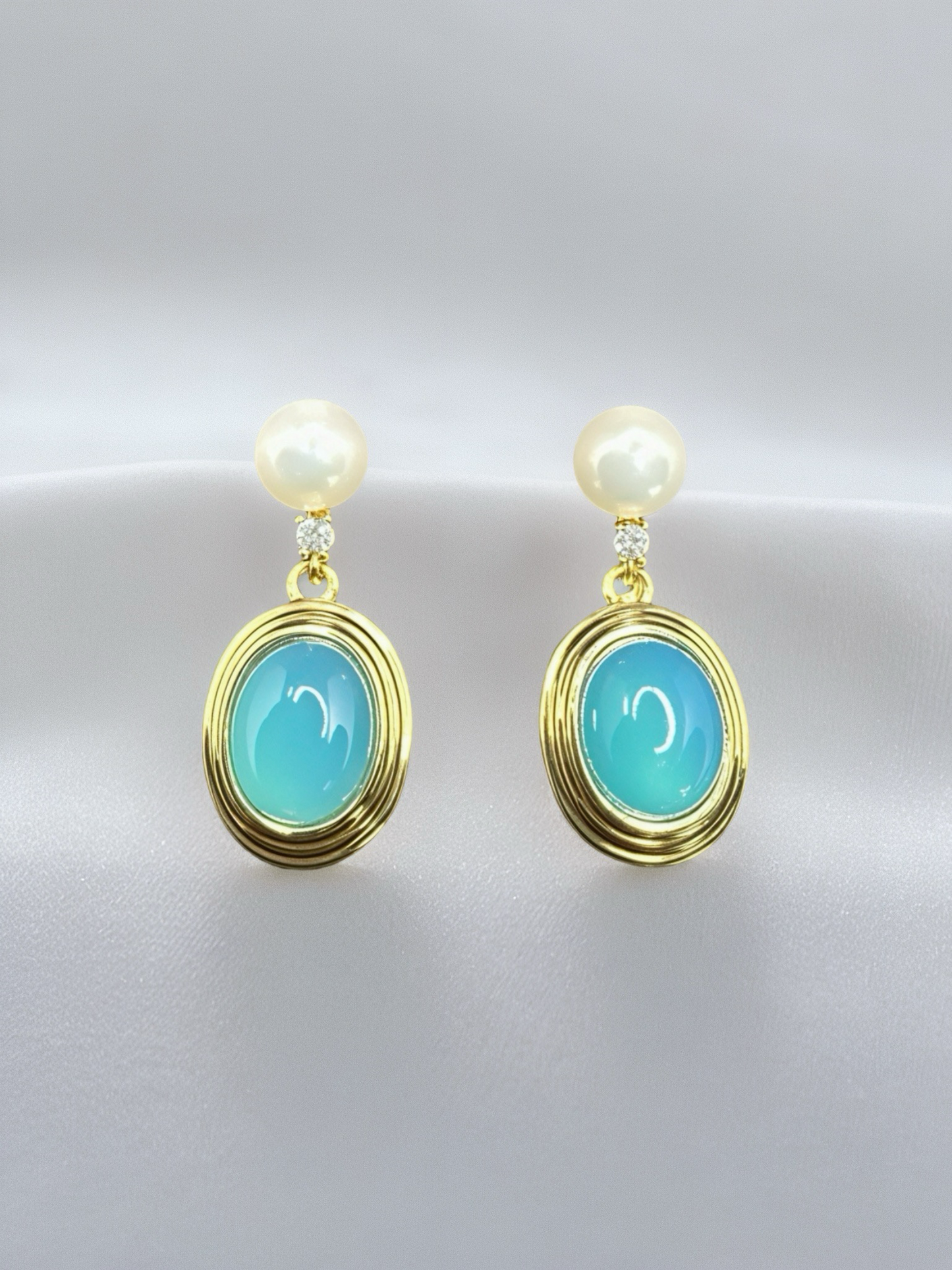 Boucles d'oreilles Aura Agate
