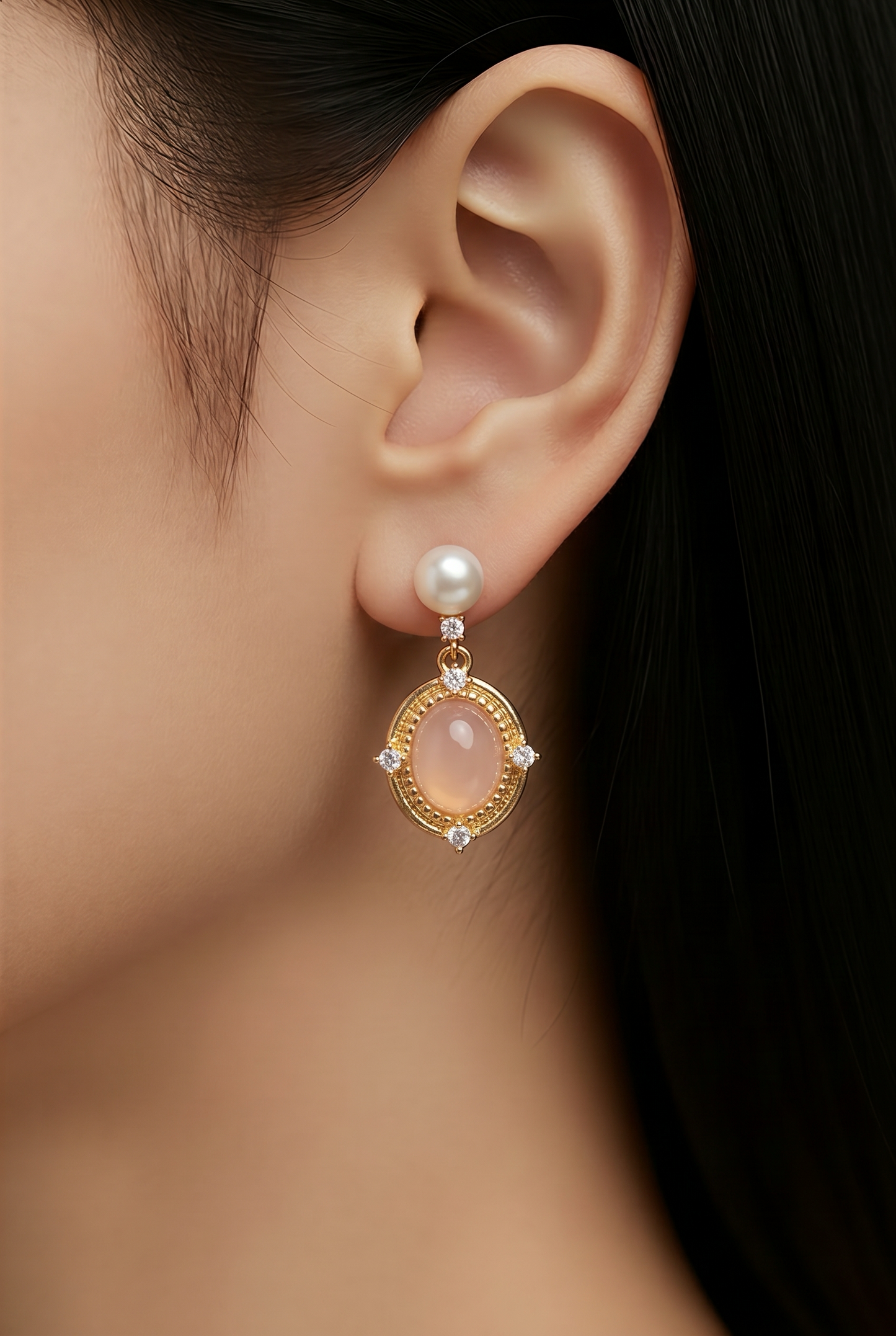 Boucles d'oreilles Agate Elowen