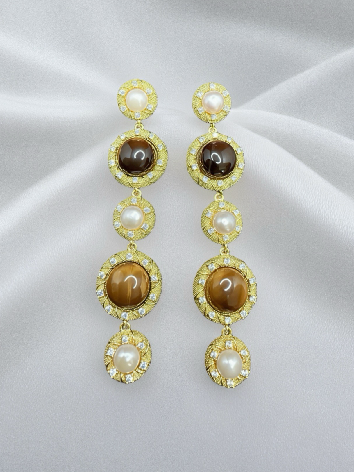 Ember Tiger-Eye Earrings