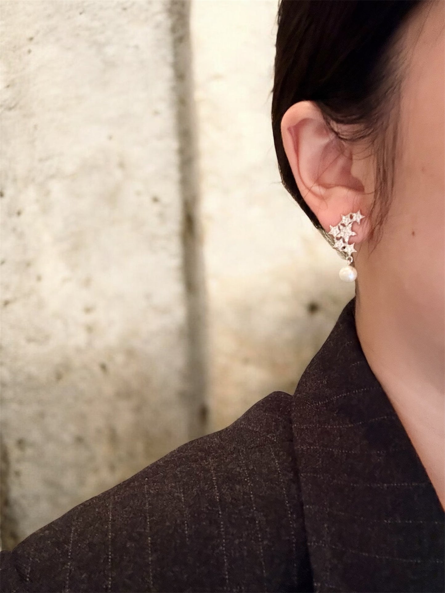 Boucles d'oreilles Lyra perle