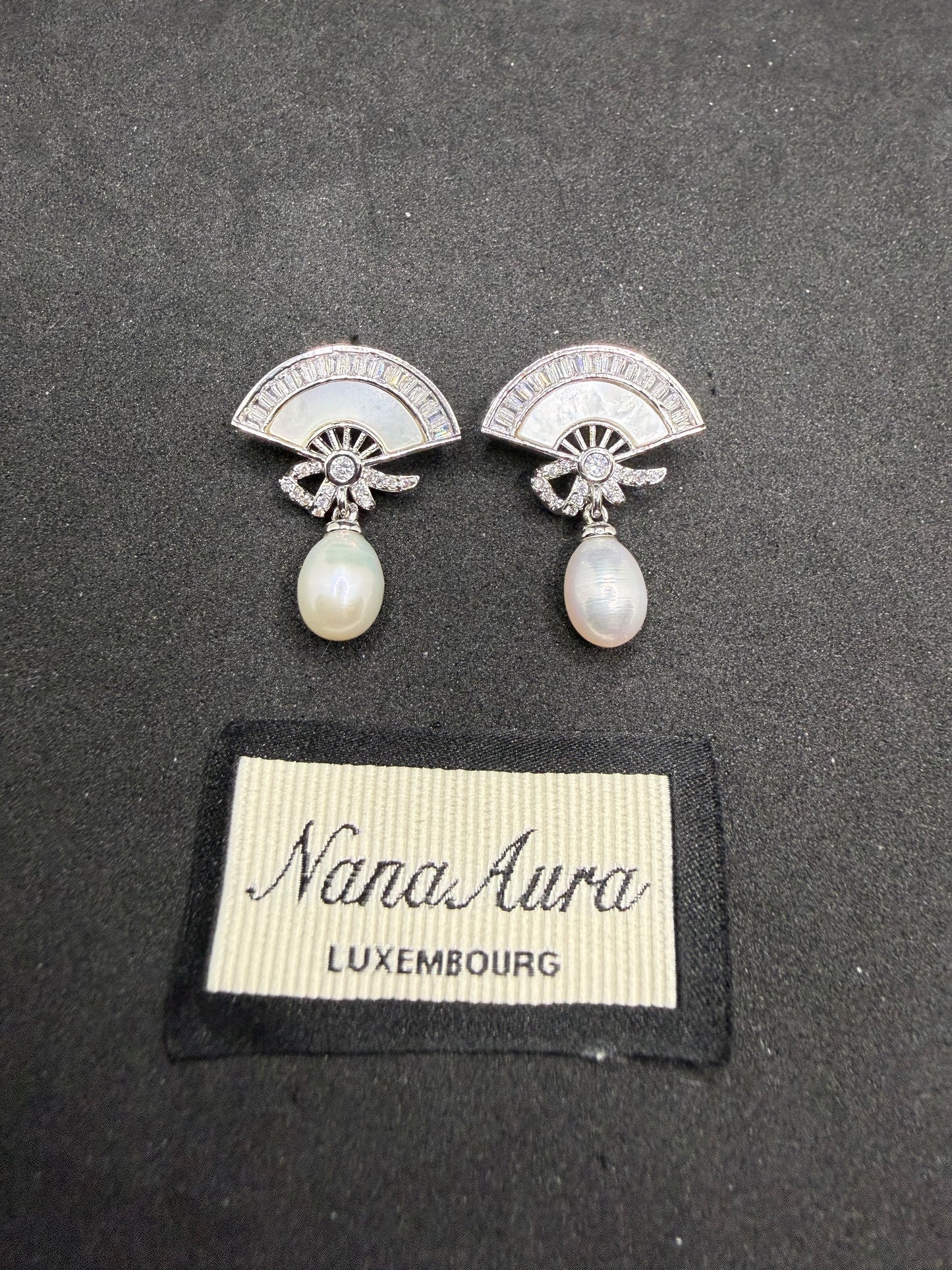 Boucles d'oreilles Aube Irisée