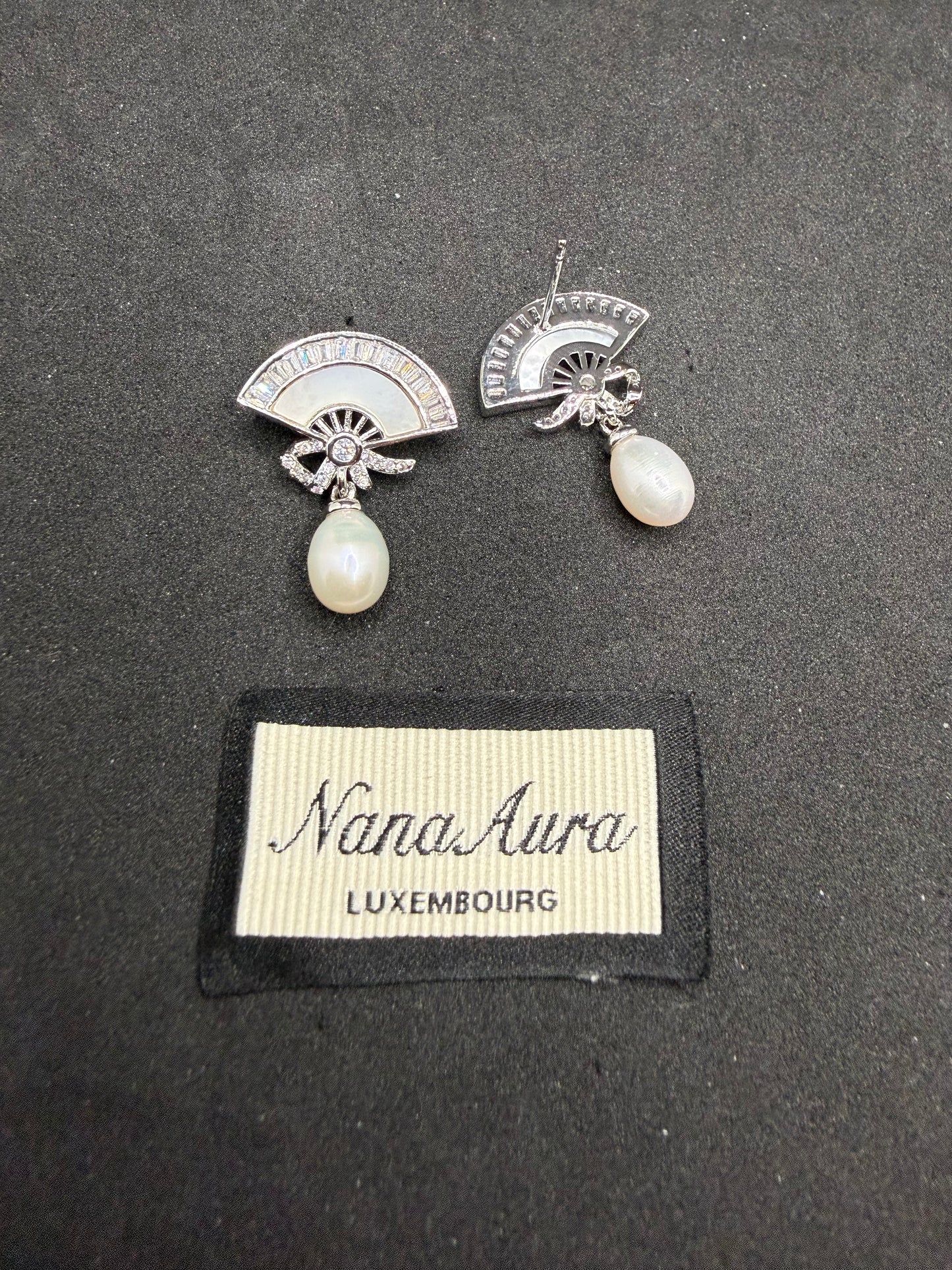 Boucles d'oreilles Aube Irisée