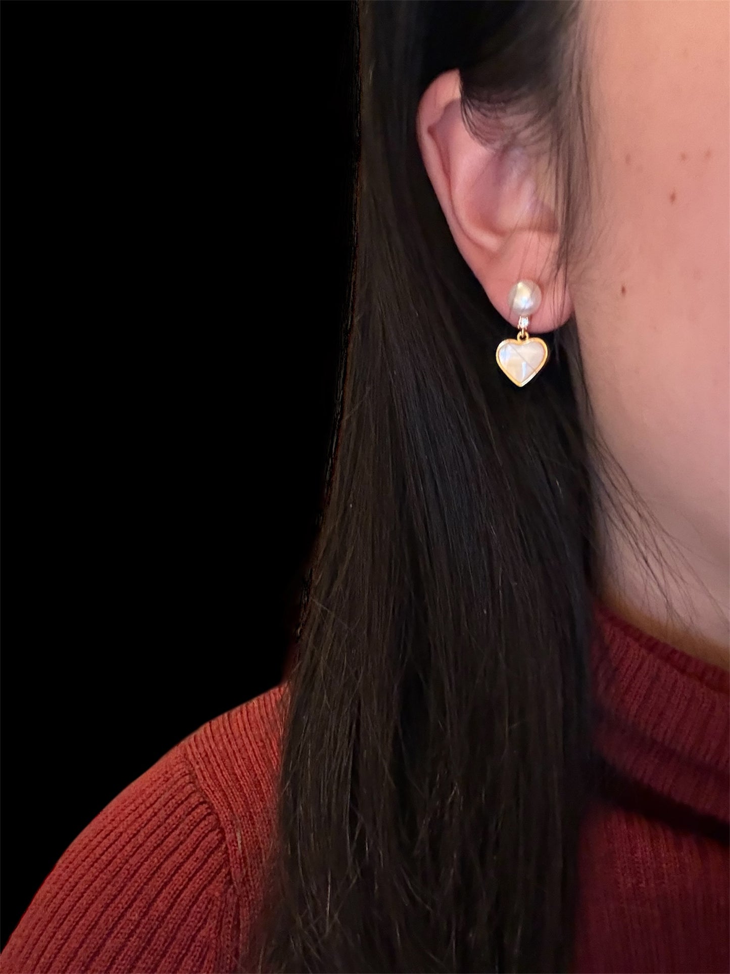 Amélie Heart Earrings