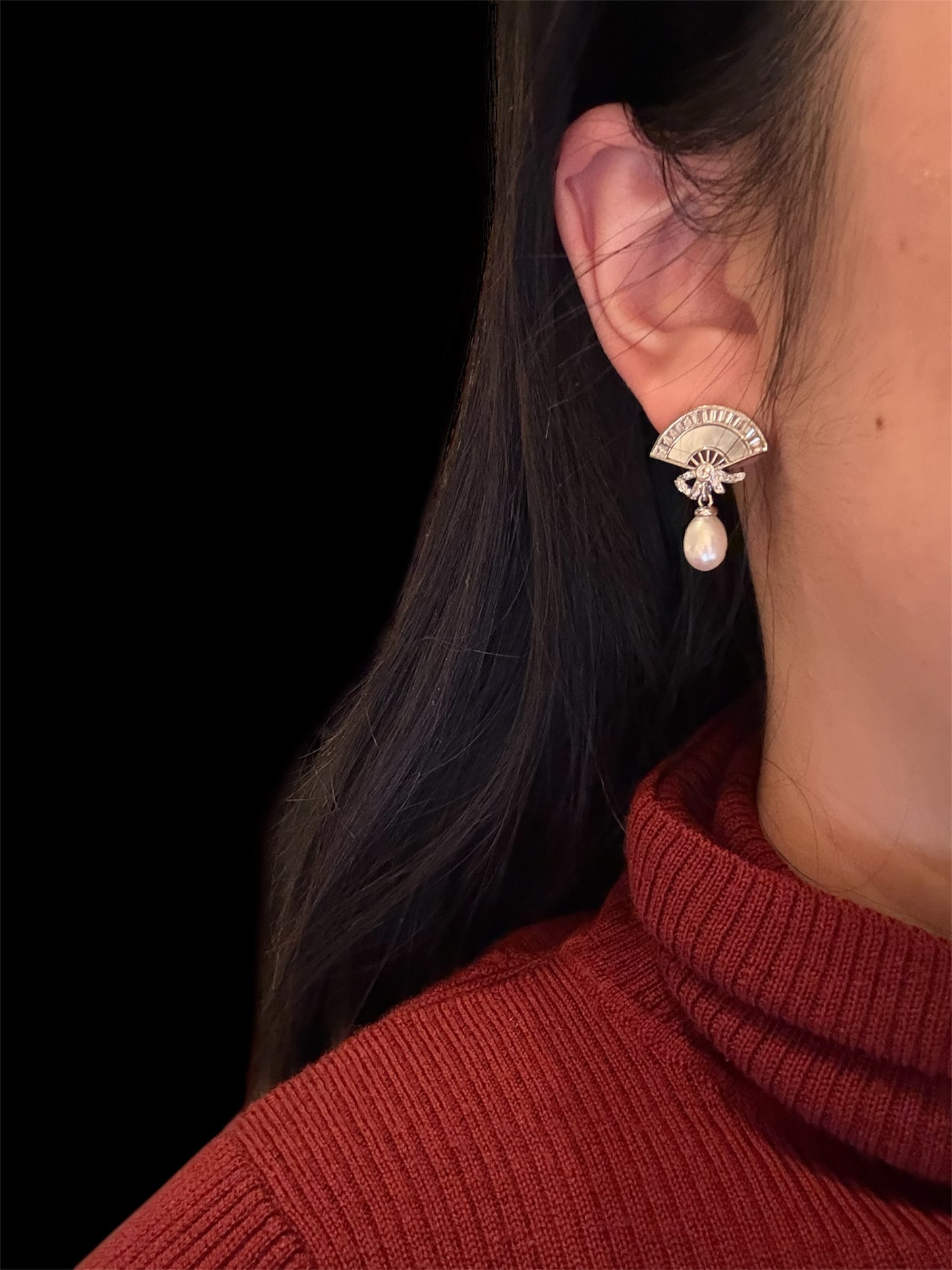 Boucles d'oreilles Aube Irisée