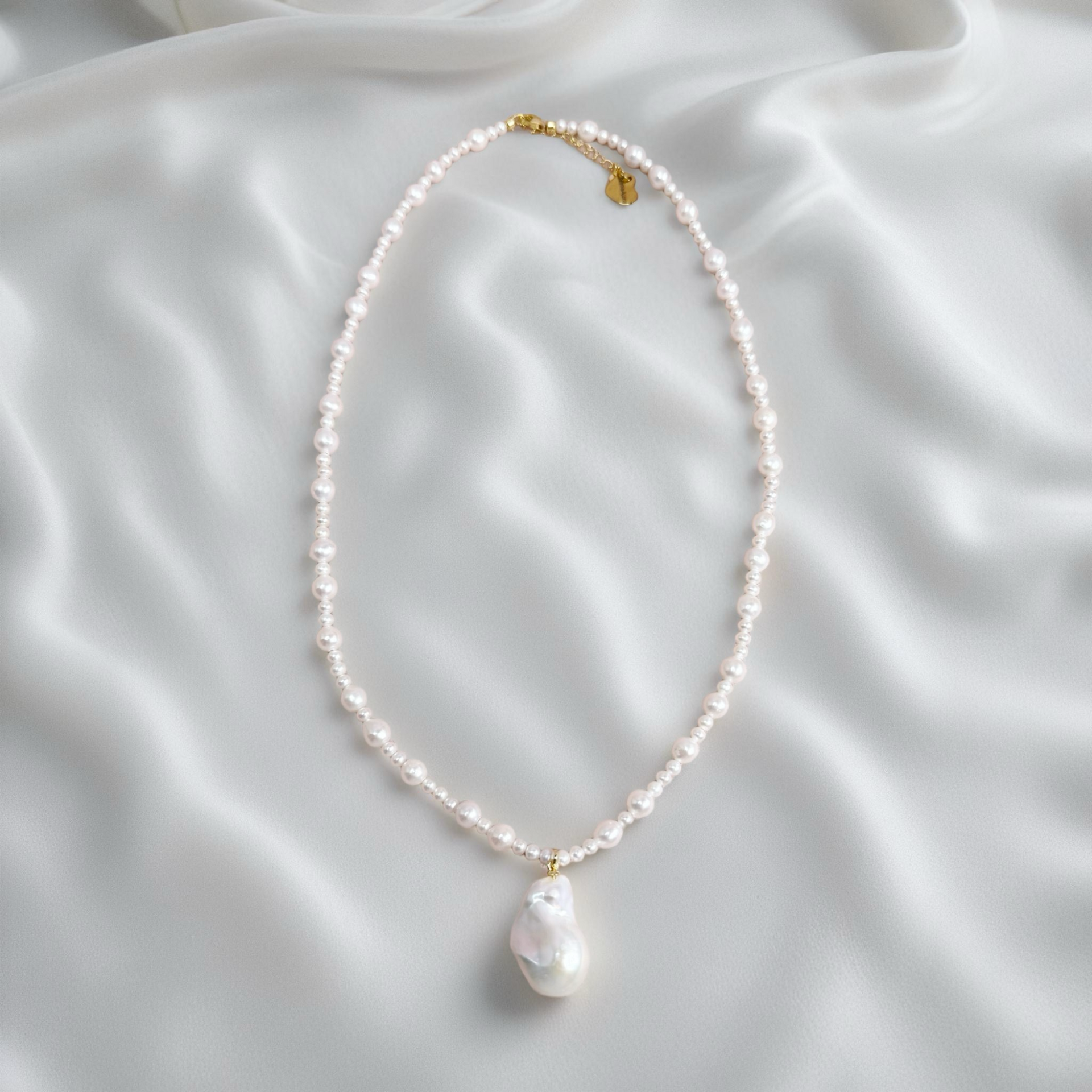 Baroque Drop Pearl Necklace – NanaAura