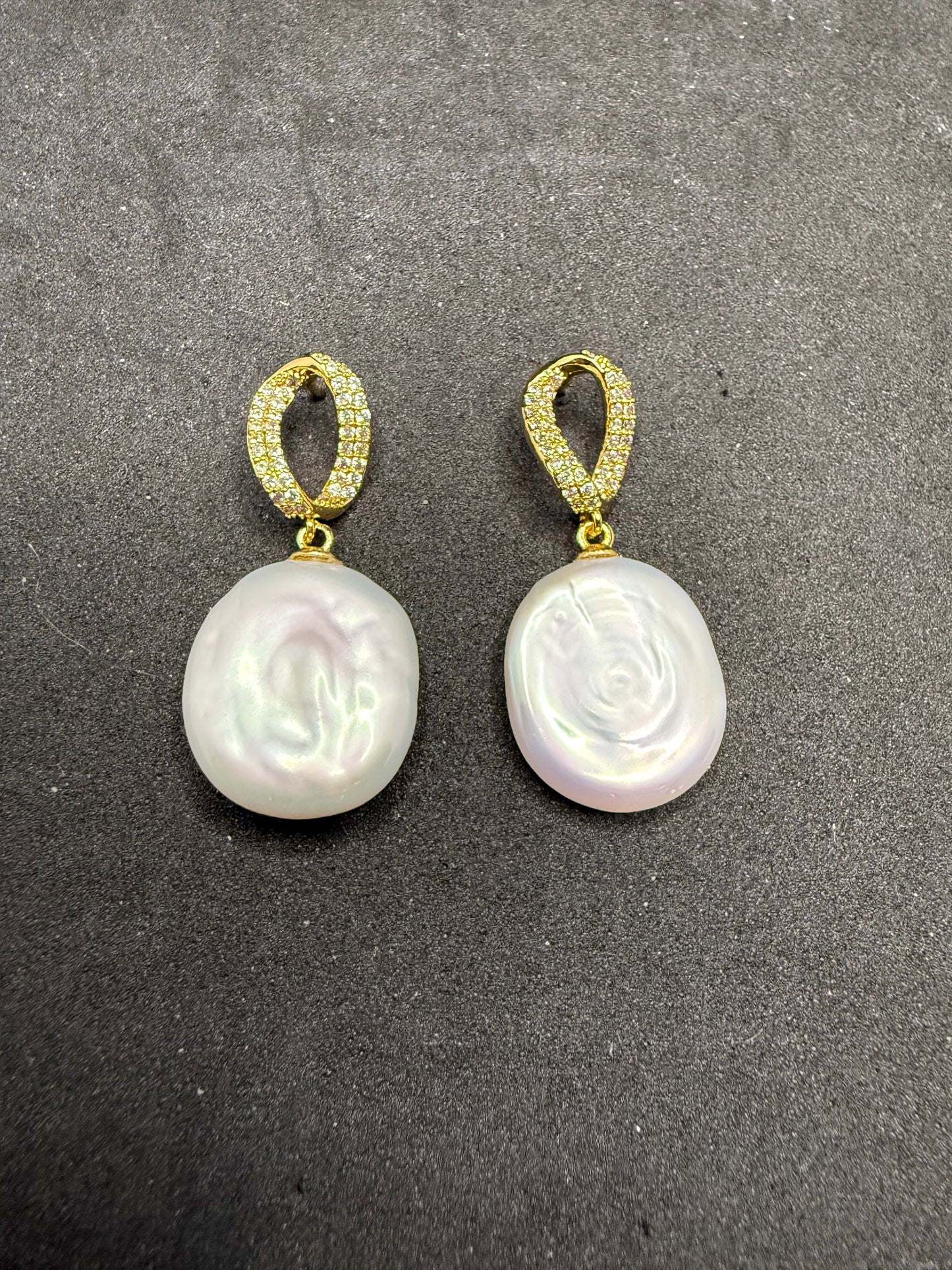 Boucles d'oreilles baroques Aurélia