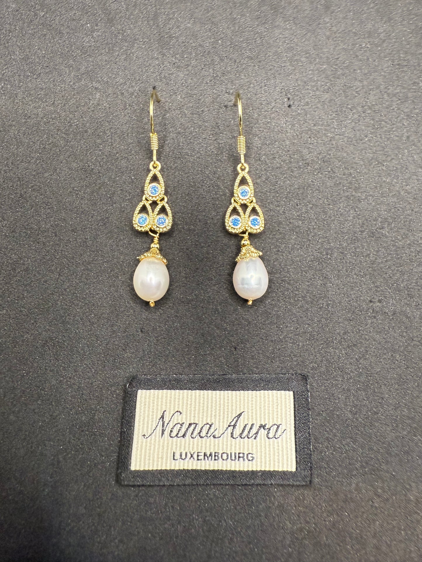 Celeste Drop Hook Earrings