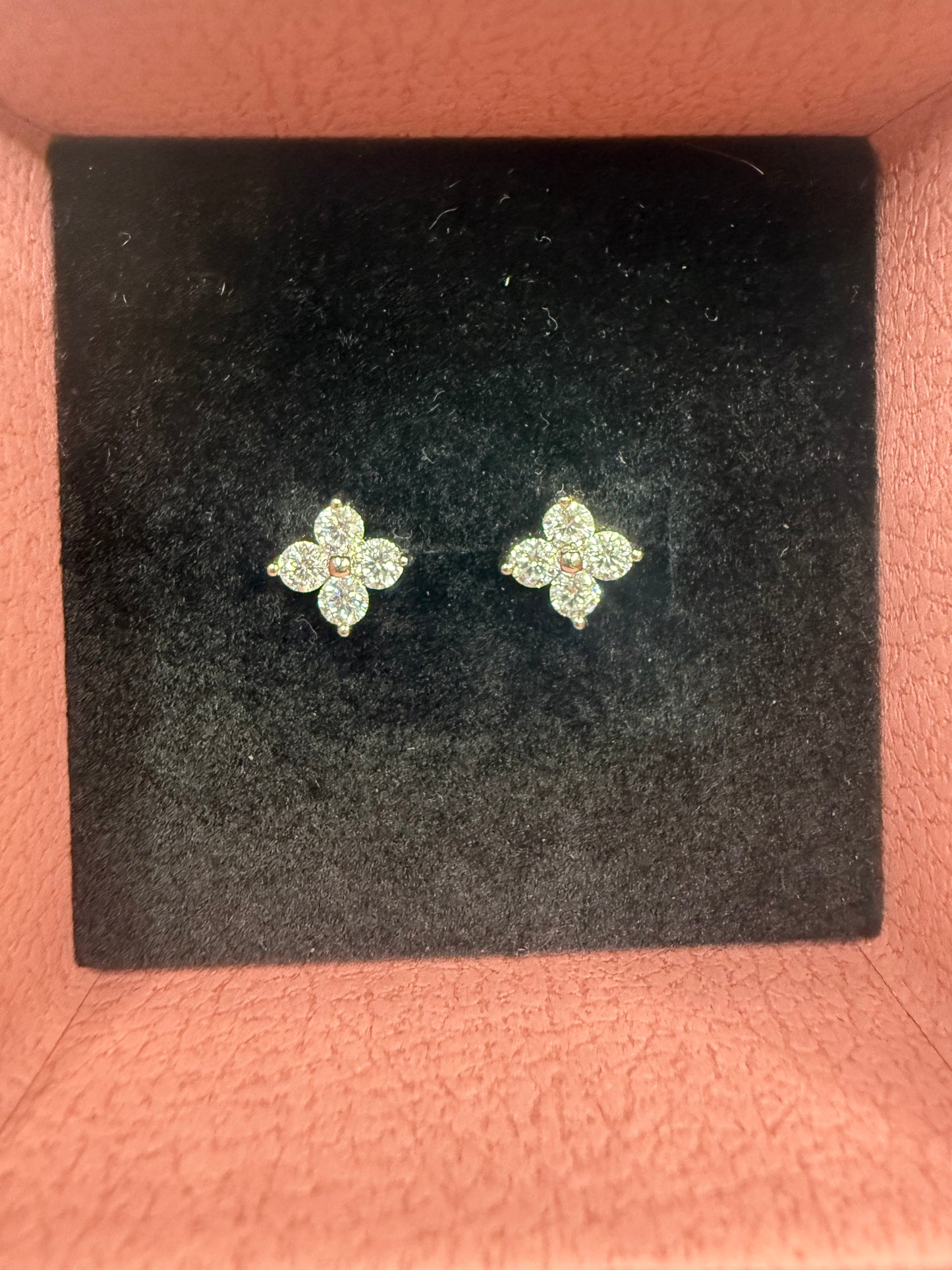 Seraphina Clover Stud Earrings